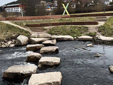 Der Forbach im Zentrum von Baiersbronn