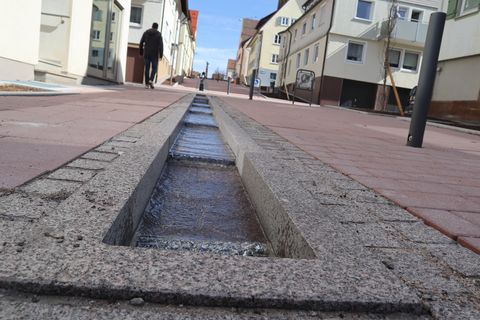 Finkenberg- und Rappenstraße sind saniert, ein Wasserlauf bringt Leben ins Stadtbild.