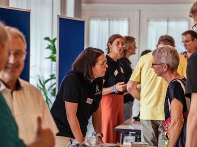 Team Mitglieder stehen regelmäßig im Ausstausch mit Bürgerinnen und Bürger aus Freudenstadt und Baiersbronn.