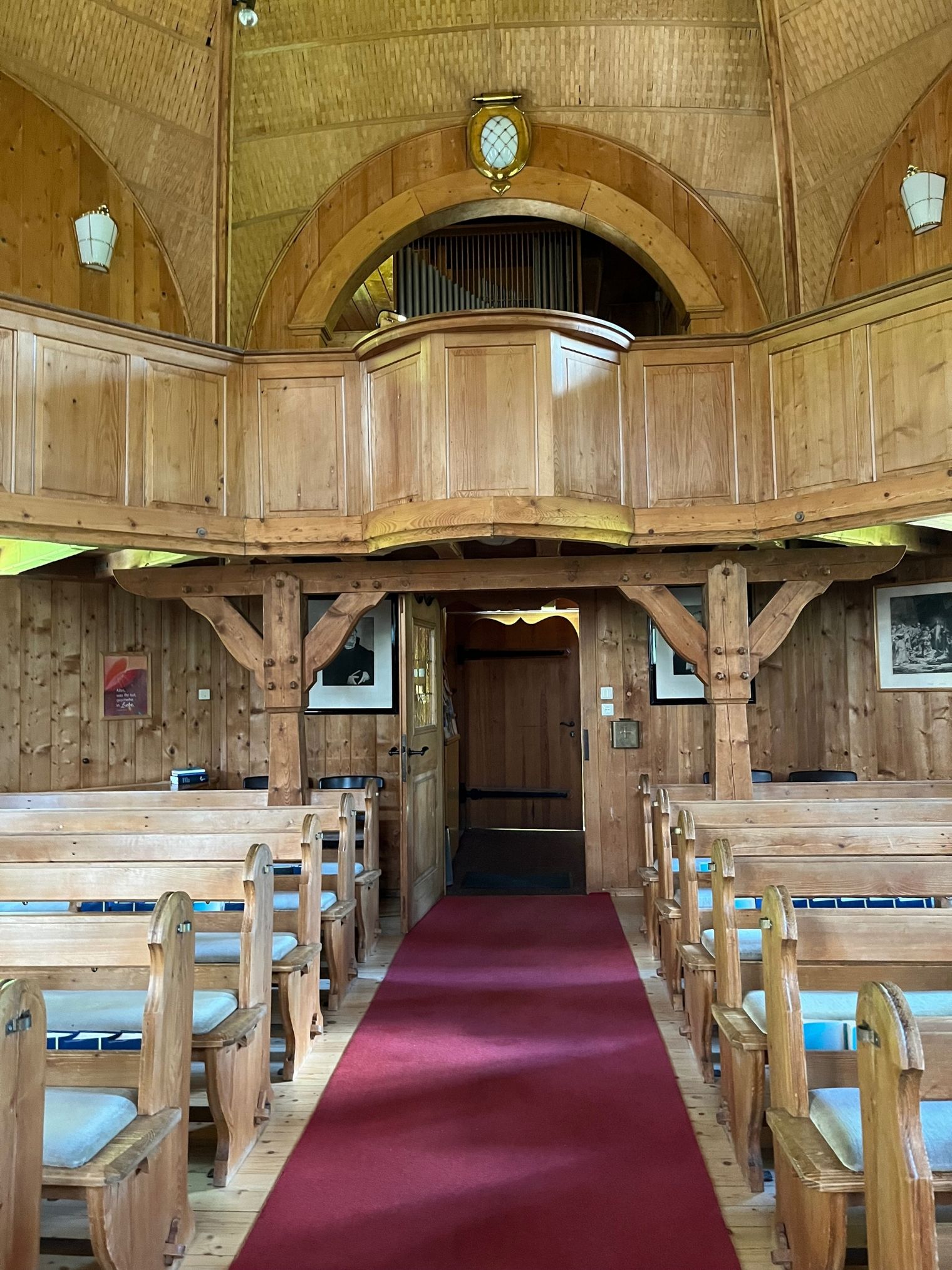 Interieur der Michaelskirche in Friedrichstal